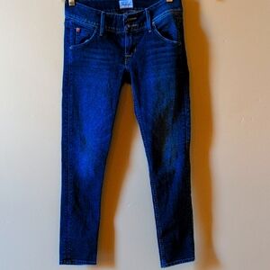 Hudson Flap Skinny Ankle Jeans